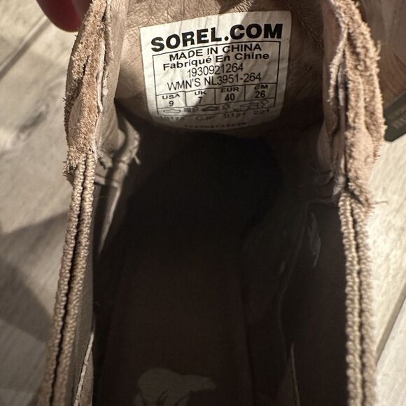 Sorel Women's Joan Uptown Chelsea Wedge Bootie - Omega Taupe NWOB Sz 9 - Picture 4 of 9